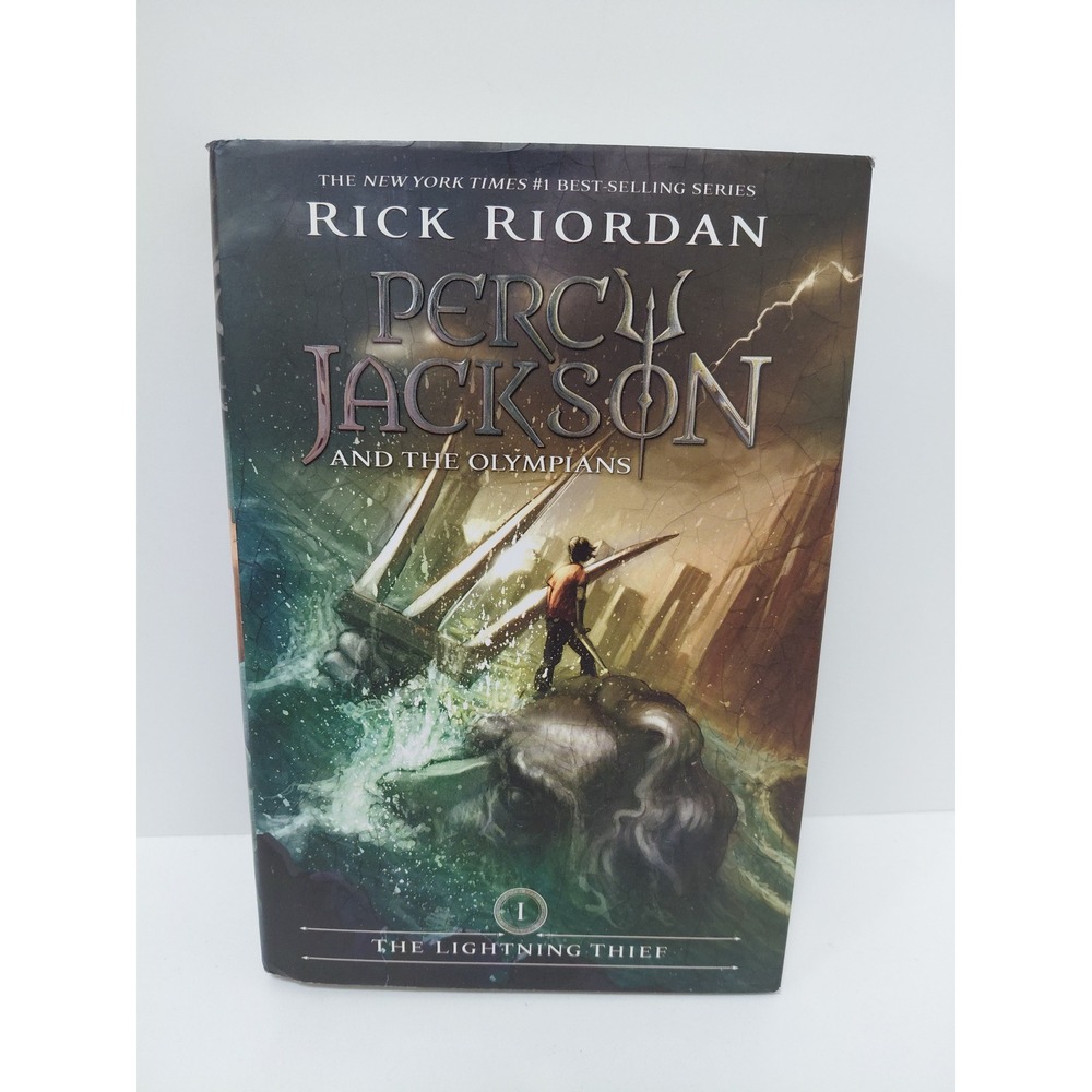 Percy Jackson The Lightning Thief Rick Riordan Hardcover Book 1 Disney Hyperion
